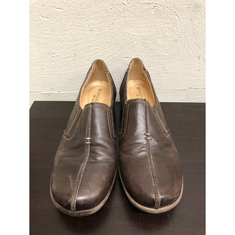 Naturalizers N5 Women Comfort Malvina Loafers slip on Shoes SZ 7M Brown Leather
